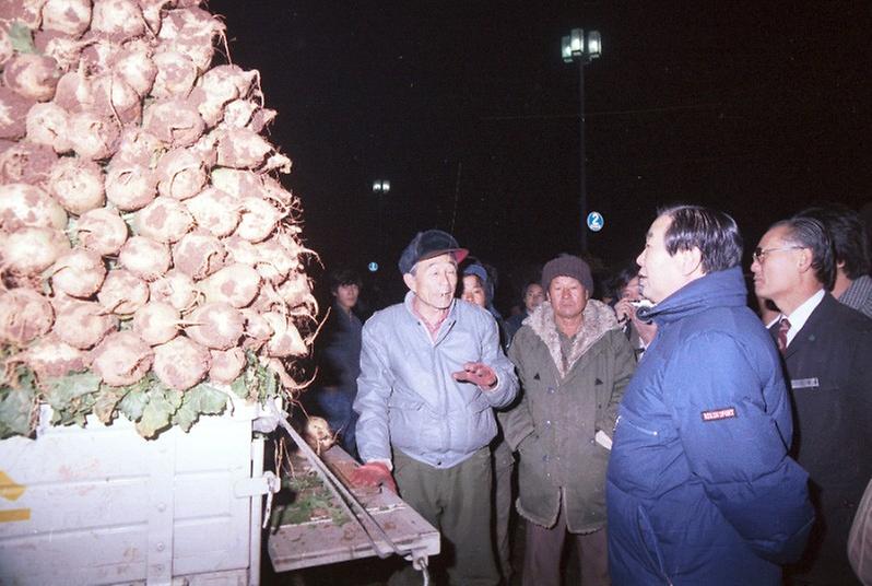 염보현서울시장, 농.수산물 시장 시찰