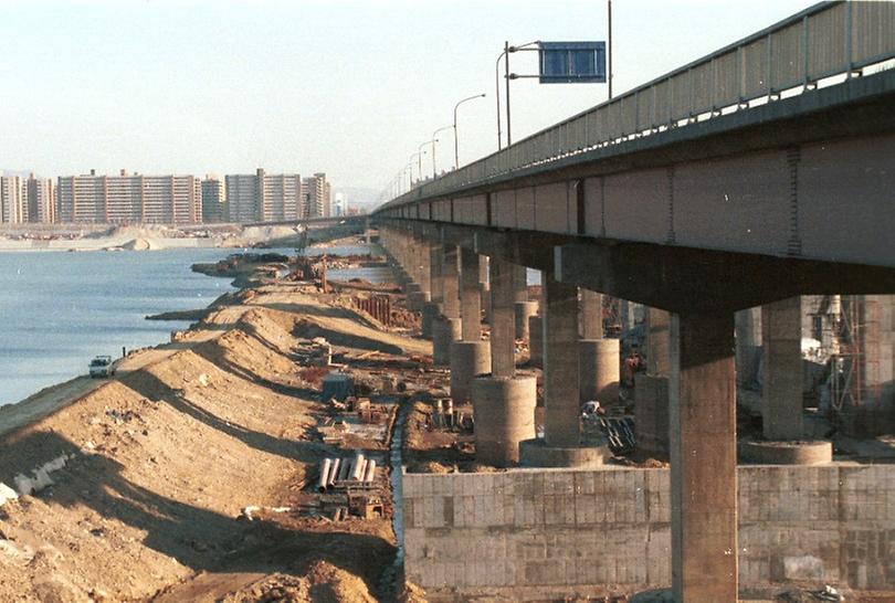 서울시장, 중랑 하수처리장.보광동 취수장 시찰