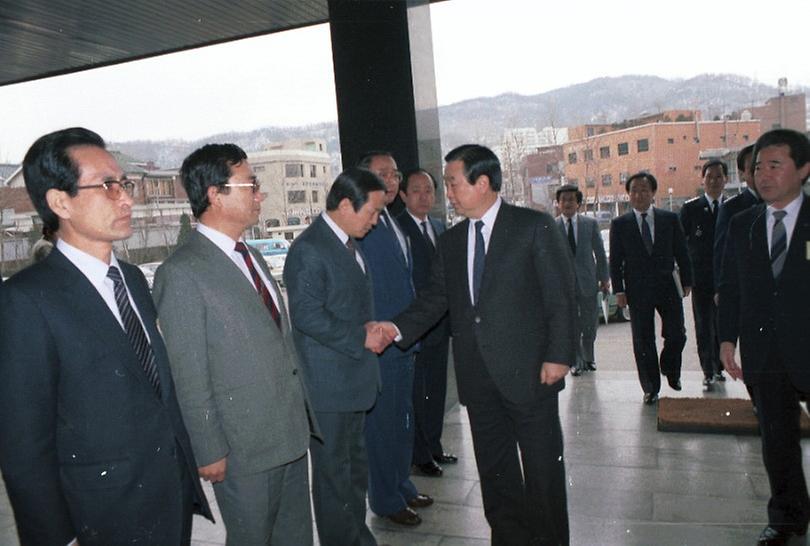 서울시장, 구청업무보고 순시