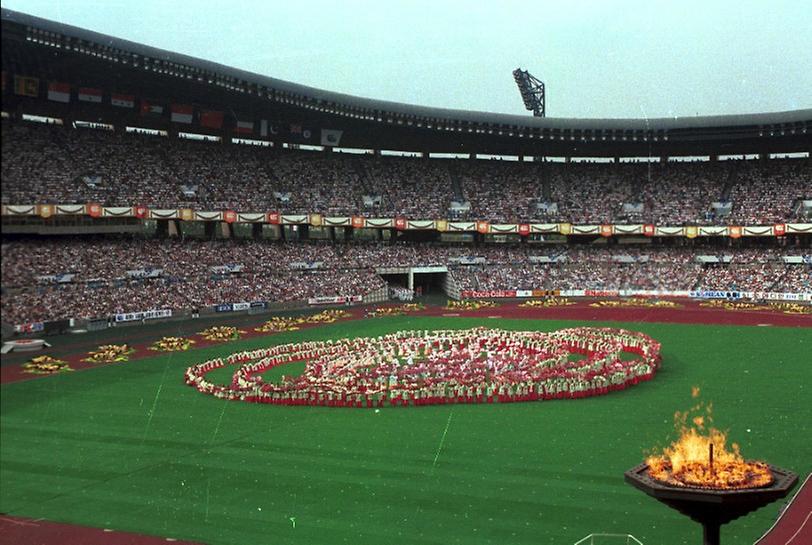 1986년 서울 아시아 경기대회 리허설