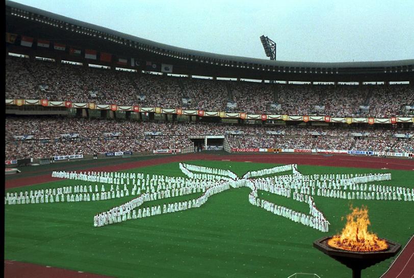 1986년 서울 아시아 경기대회 리허설