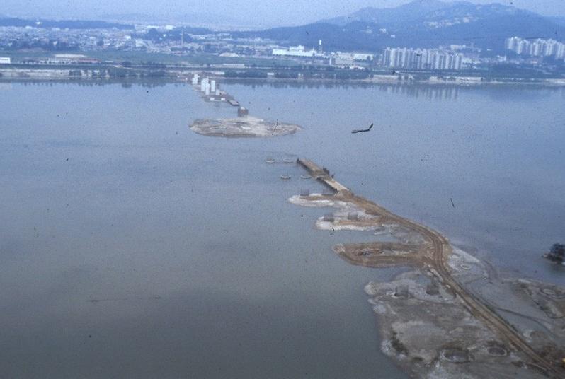 1986년 아시아 경기대회 개막 전 서울시내 전경