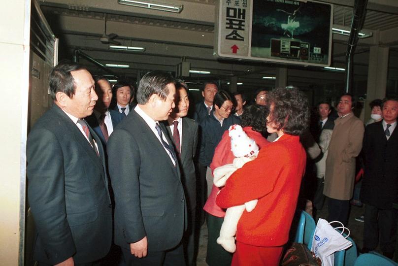 서울시장, 강남고속버스 터미날 시찰