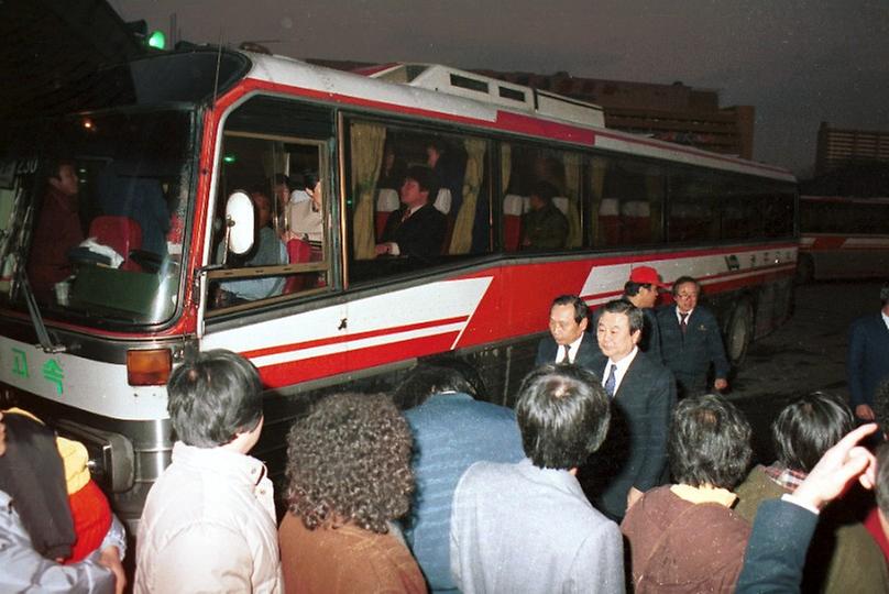 서울시장, 강남고속버스 터미날 시찰