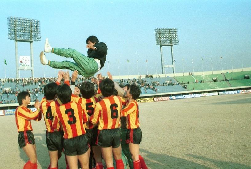 서울시청 축구팀 경기 전경