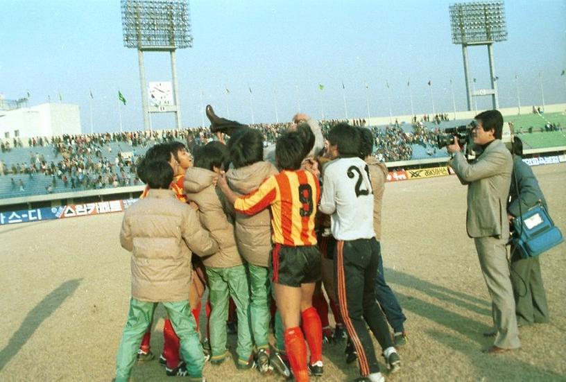 서울시청 축구팀 경기 전경