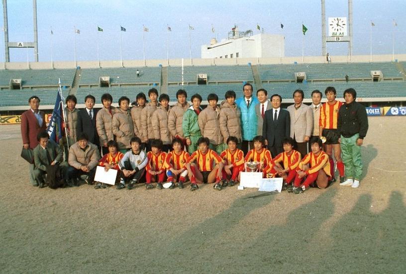 서울시청 축구팀 경기 전경