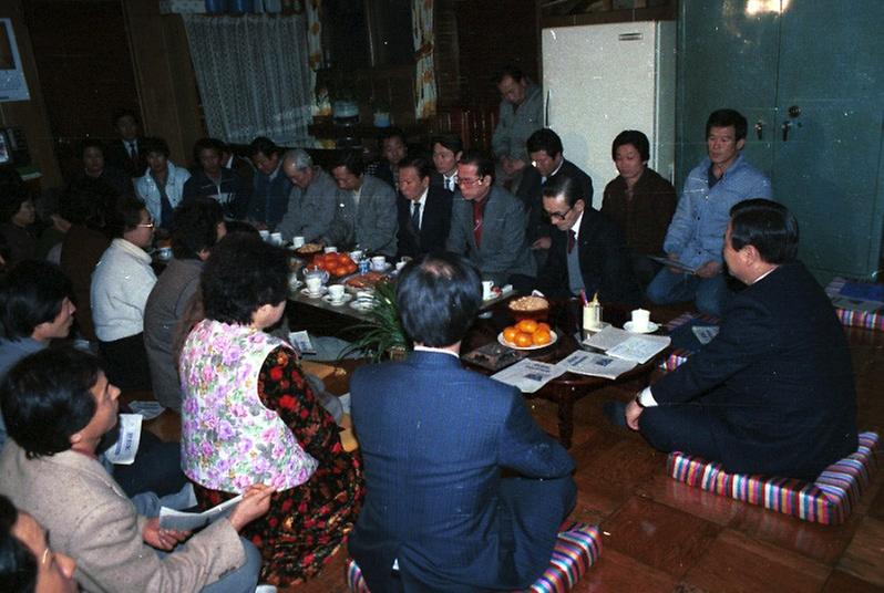 염보현 서울시장, 반상회 참석