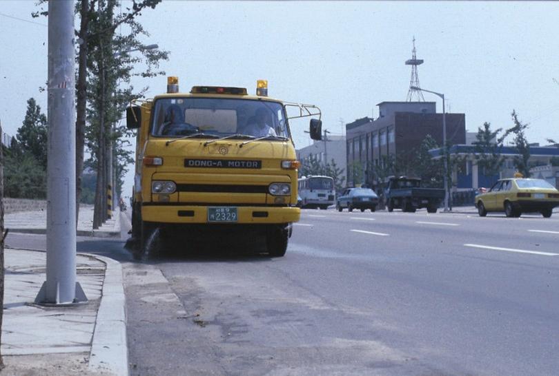 1987년 청소작업 전경