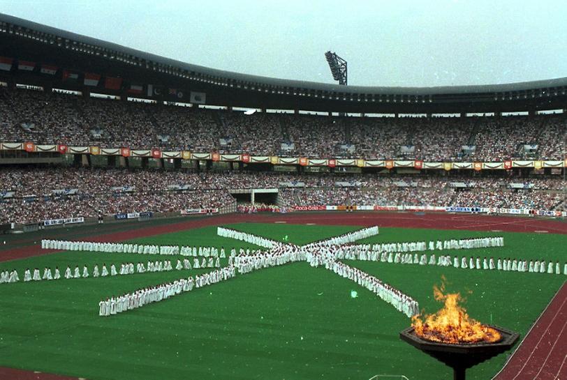 1986년 서울 아시아 경기대회 리허설