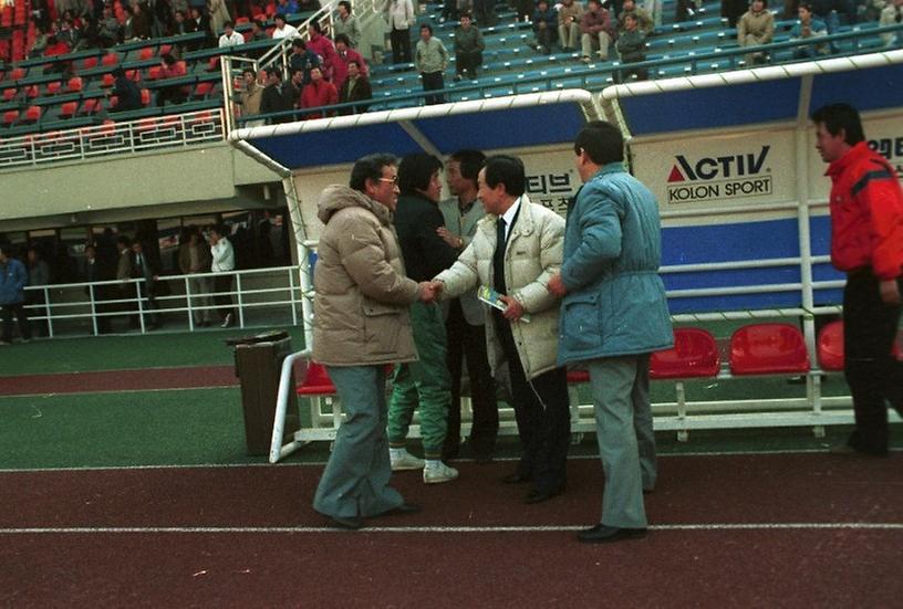 서울시청 축구팀 경기 전경