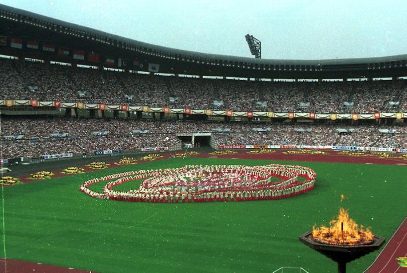 1986년 서울 아시아 경기대회 리허설