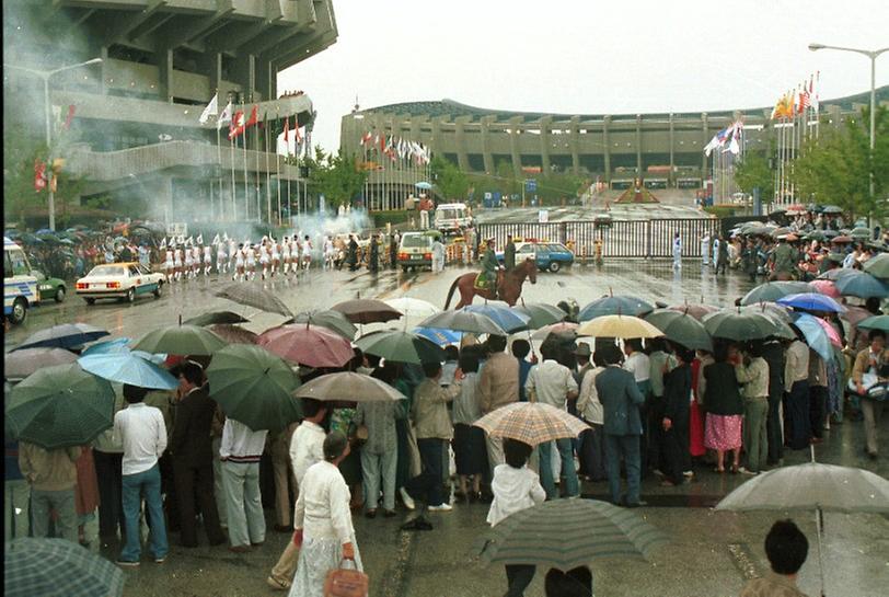 1986년 서울 아시아 경기대회 리허설