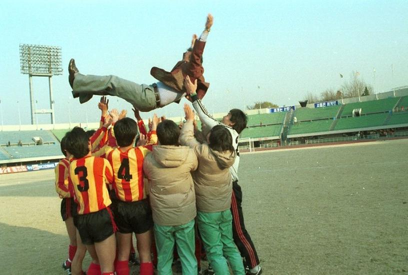 서울시청 축구팀 경기 전경