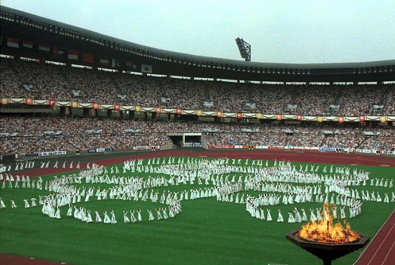 1986년 서울 아시아 경기대회 리허설