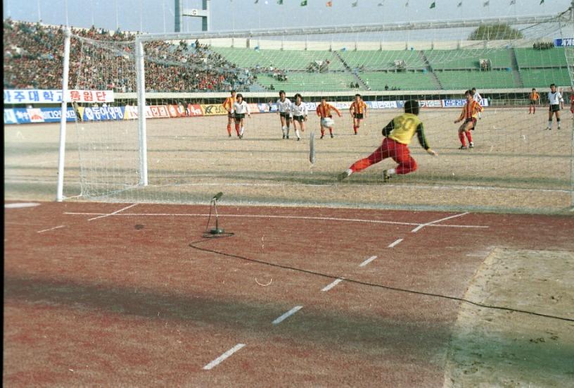 서울시청 축구팀 경기 전경