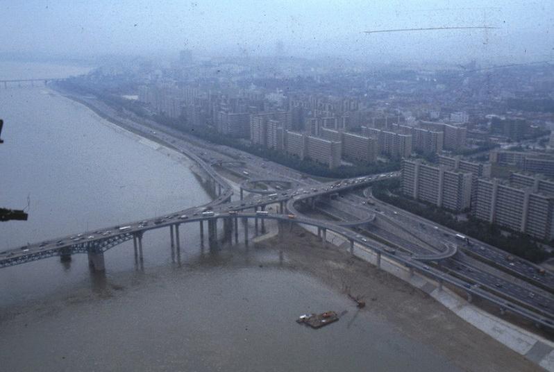 1986년 아시아 경기대회 개막 전 서울시내 전경