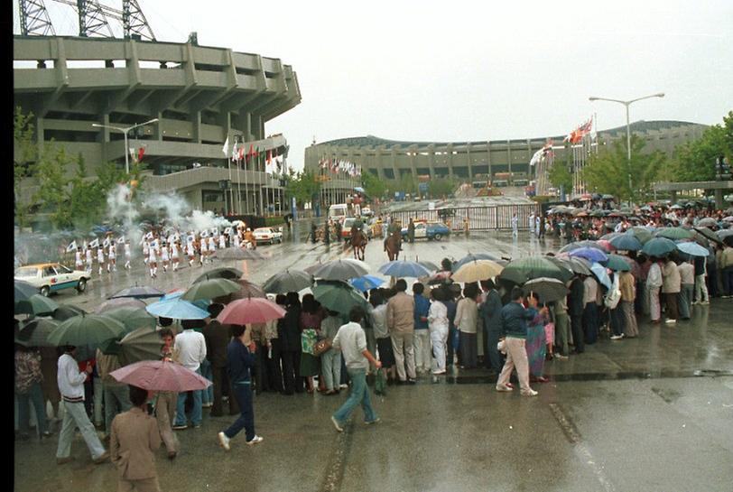 1986년 서울 아시아 경기대회 리허설