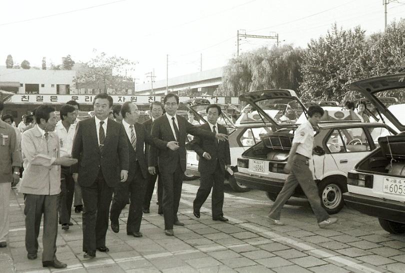 서울시장, 아시아경기대회 준비시설및 업체 시찰