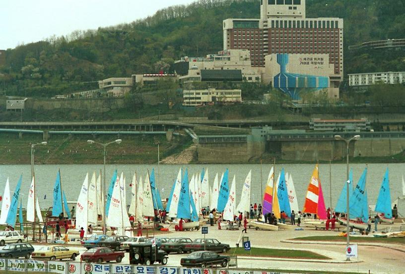 한강 요트 경기장(워커힐 앞)