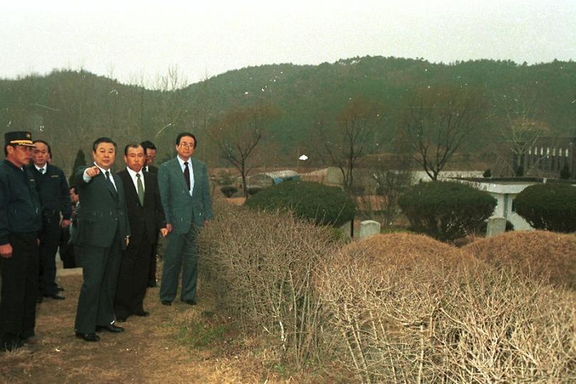 시립 장제장.시립 공원 묘지.순애원 시찰