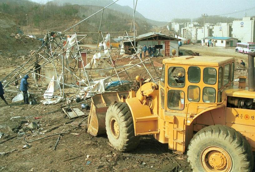 1987년 강남구 일원동 폭발 현장