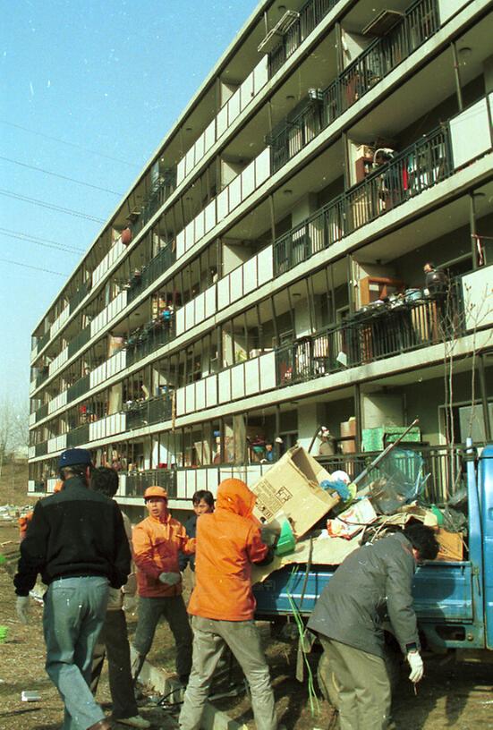 1987년 강남구 일원동 폭발 현장