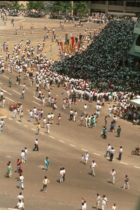 서울시청 앞 1987년 '6월 민주항쟁' 전경-7