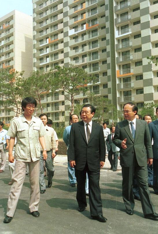 월계 시영아파트,중랑하수처리장 시찰