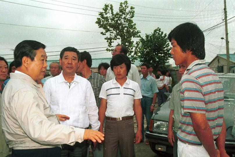 강남구 수해지역 시찰