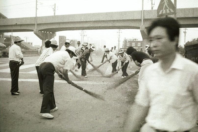 수해 복구 작업(구로구)