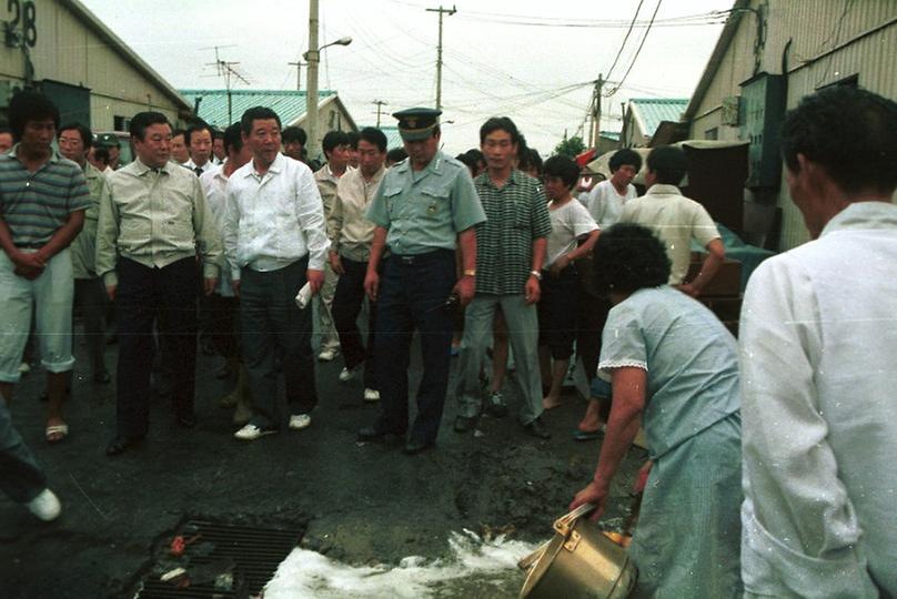 강남구 수해지역 시찰