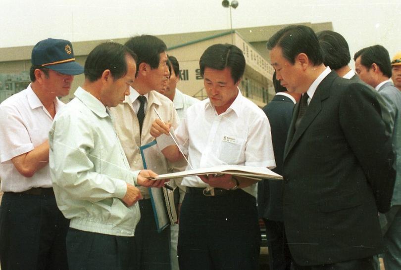 월계 시영아파트,중랑하수처리장 시찰