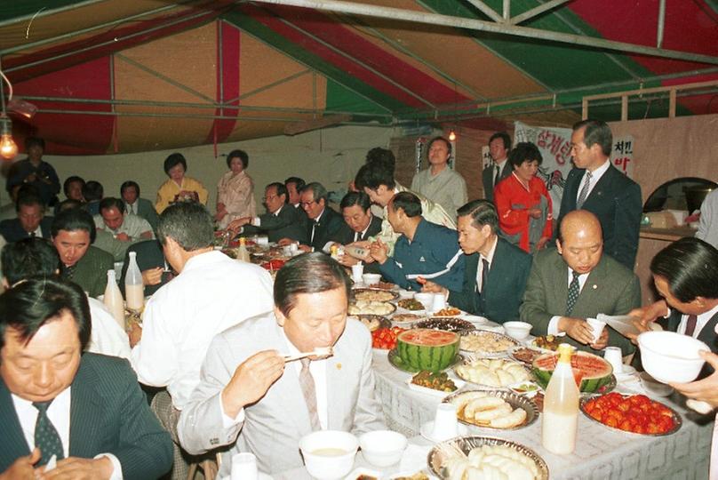 새마을 야시장 개장.서울의 밤