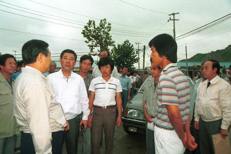 강남구 수해지역 시찰