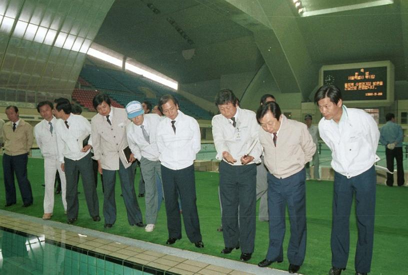 김진원 부시장, 올림픽 체류시설 시찰