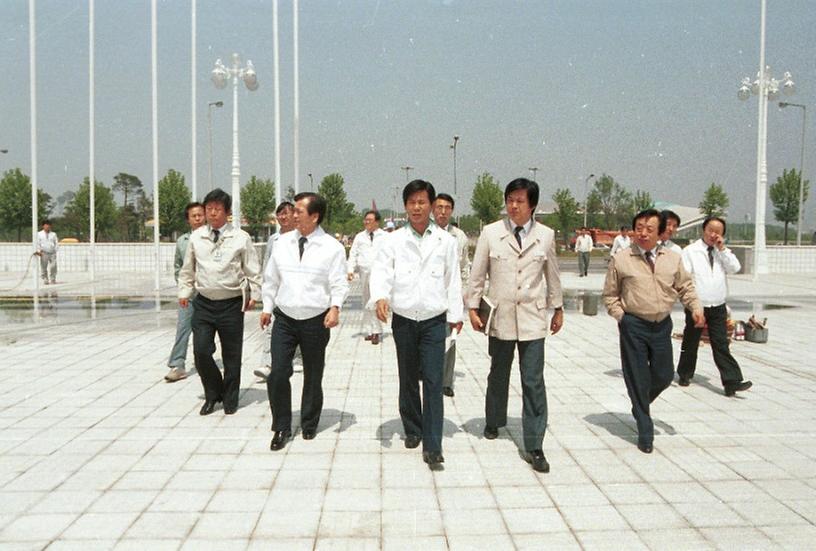 김진원 부시장, 올림픽 체류시설 시찰