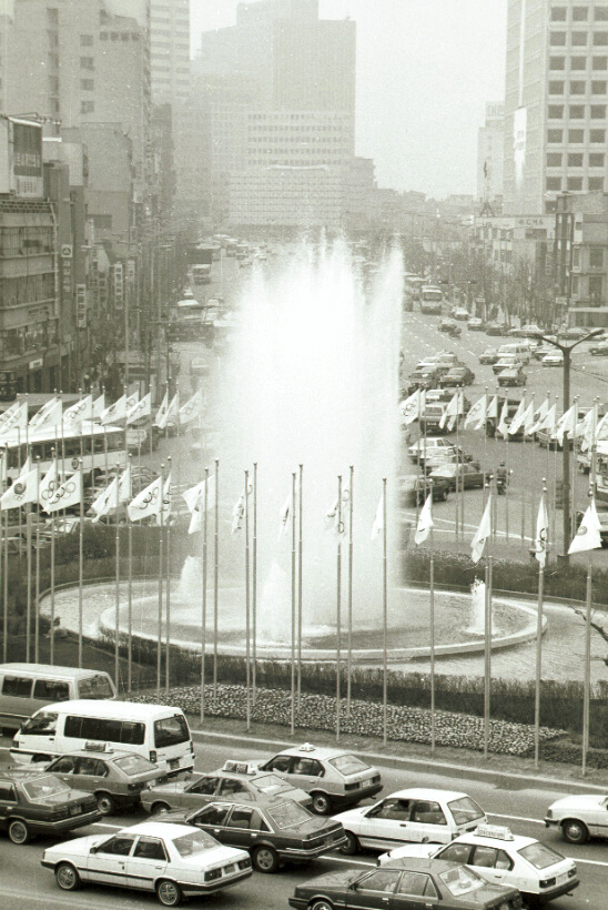1988년 서울시청 앞 분수