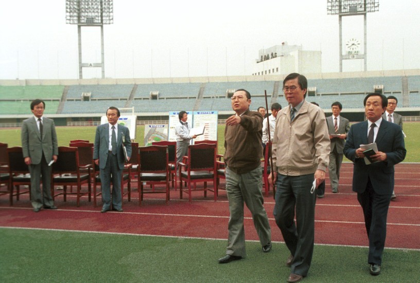 김용래 서울시장, 올림픽 시설 시찰