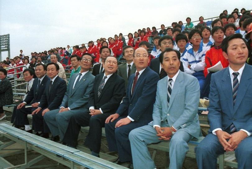 김용래 서울시장, 전국소년체전 하키경기장 방문