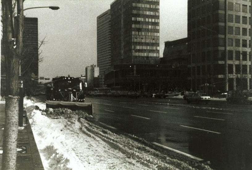 1988년 12월 서울시내 일원 제설작업