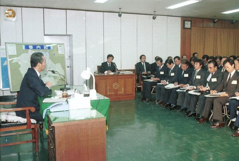 고건 서울시장, 관악구 시찰