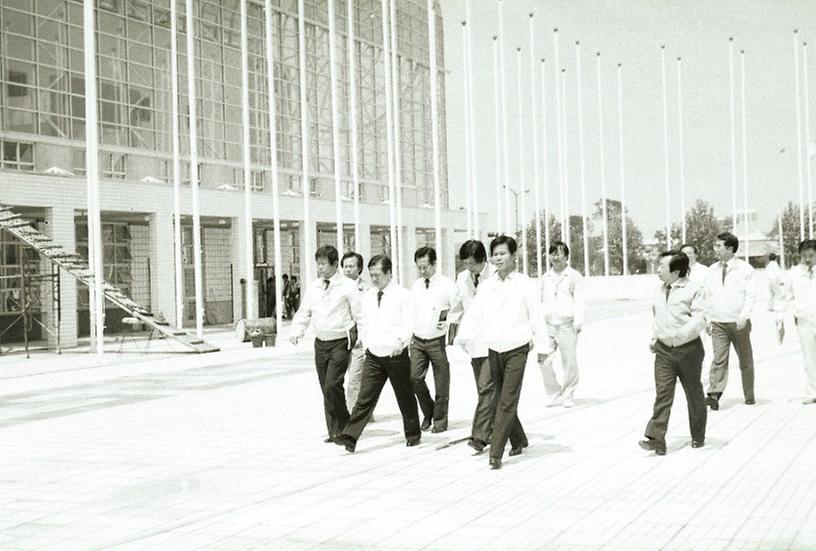 김진원 부시장, 올림픽 체류시설 시찰