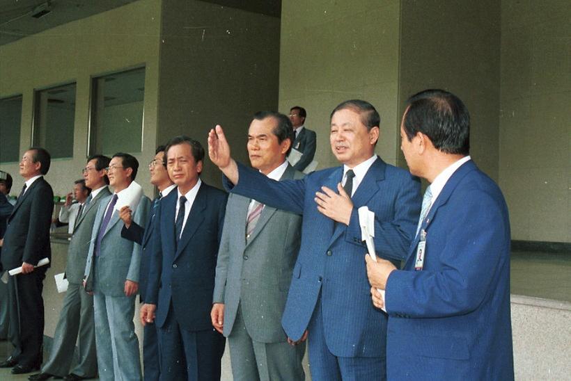 이현재 국무총리, 올림픽 주경기장 시찰