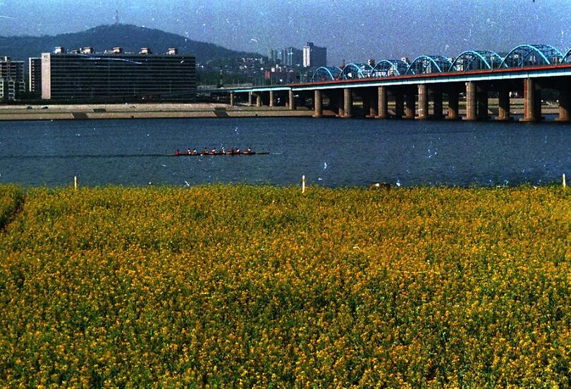1989년 한강 다리 전경