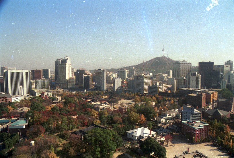 1989년 10월 서울시내 전경