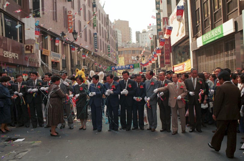 1989년 명동 축제전경