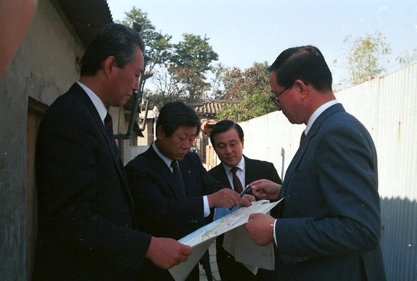 고건 서울시장, 제기2동 주민과의 대화 참석