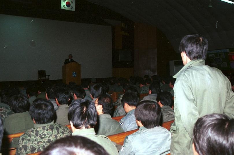 고건 서울시장, 예비군 훈련장 시찰