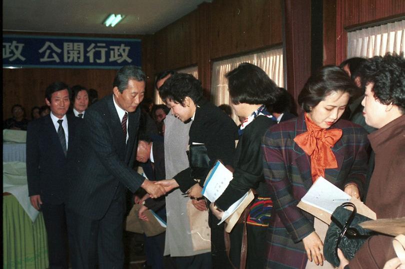 고건 서울시장, 강남구청 시찰